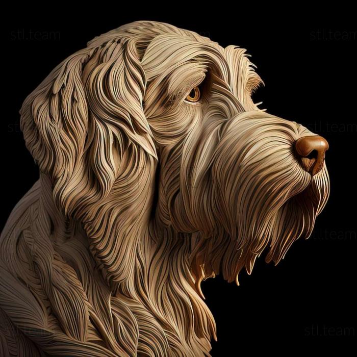 3D модель Итальянская собака спиноне (STL)